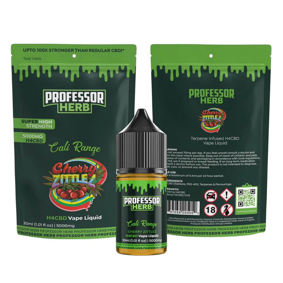 Professor Herb - H4CBD Vape Liquid - 5000mg/30ml - Candy Runtz