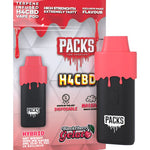 Packs by Packwoods - H4CBD 1000mg Disposable Vape - Black Cherry Gelato - (Hybrid)