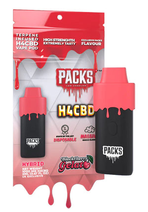 Packs by Packwoods - H4CBD 1000mg Disposable Vape - Jelly Dulce - (Indica)