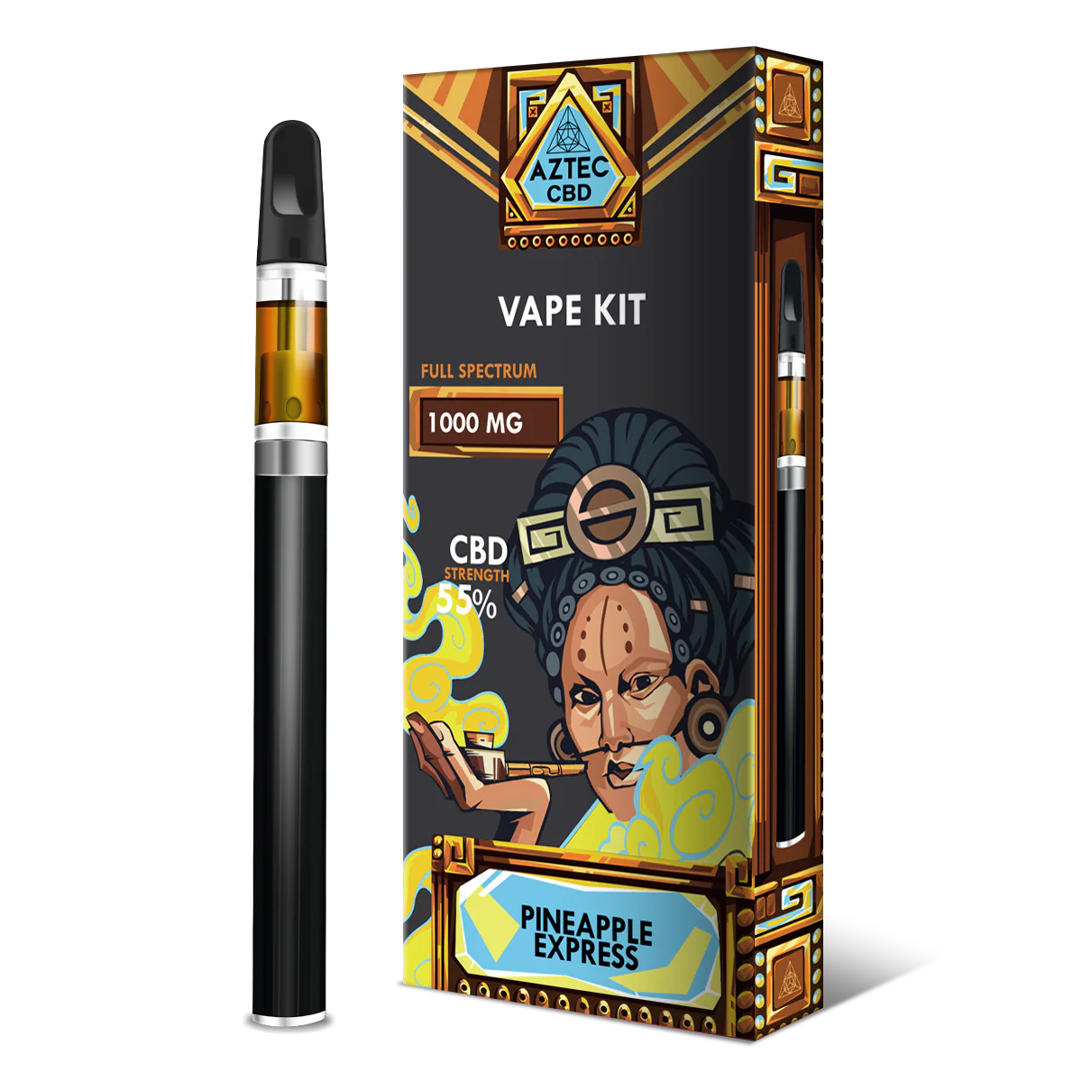 CBD Vape Starter Kit | Full Spectrum Gelato 55% | AZTEC