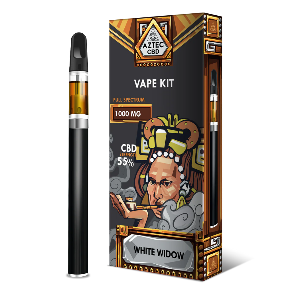 CBD Vape Starter Kit | Full Spectrum White Widow 55% | AZTEC