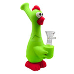 Silicone Bong | Green Chicken | 18cm