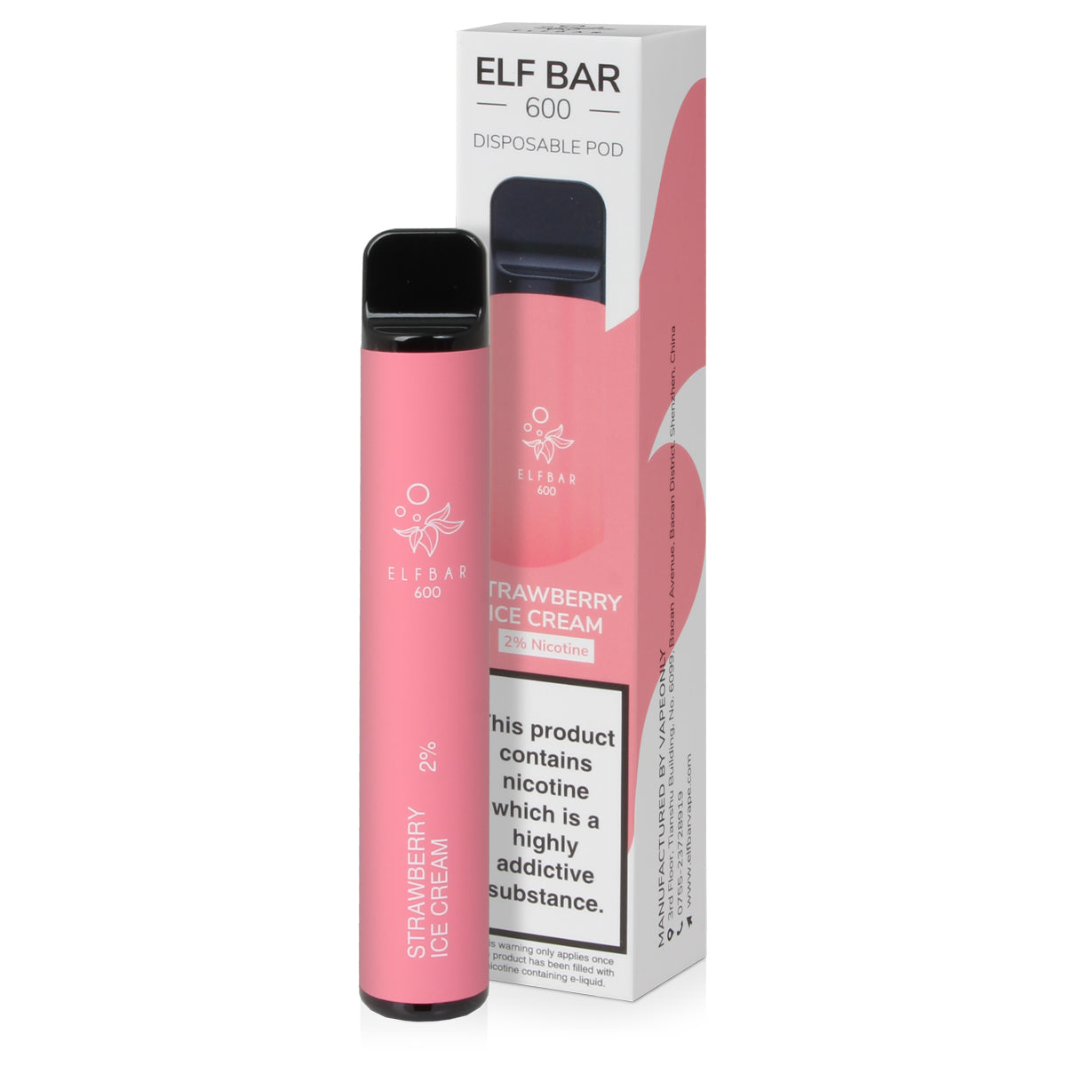 ELF BAR 600 - DISPOSABLE VAPE