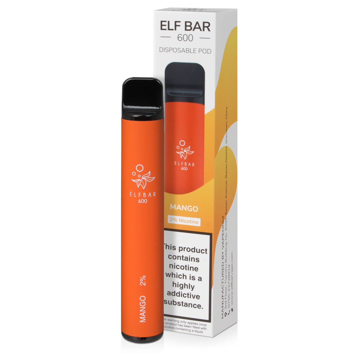 ELF BAR 600 - DISPOSABLE VAPE