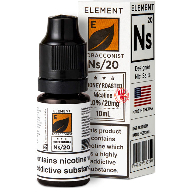 555 TOBACCO E-LIQUID BY ELEMENT - 5/10/20MG