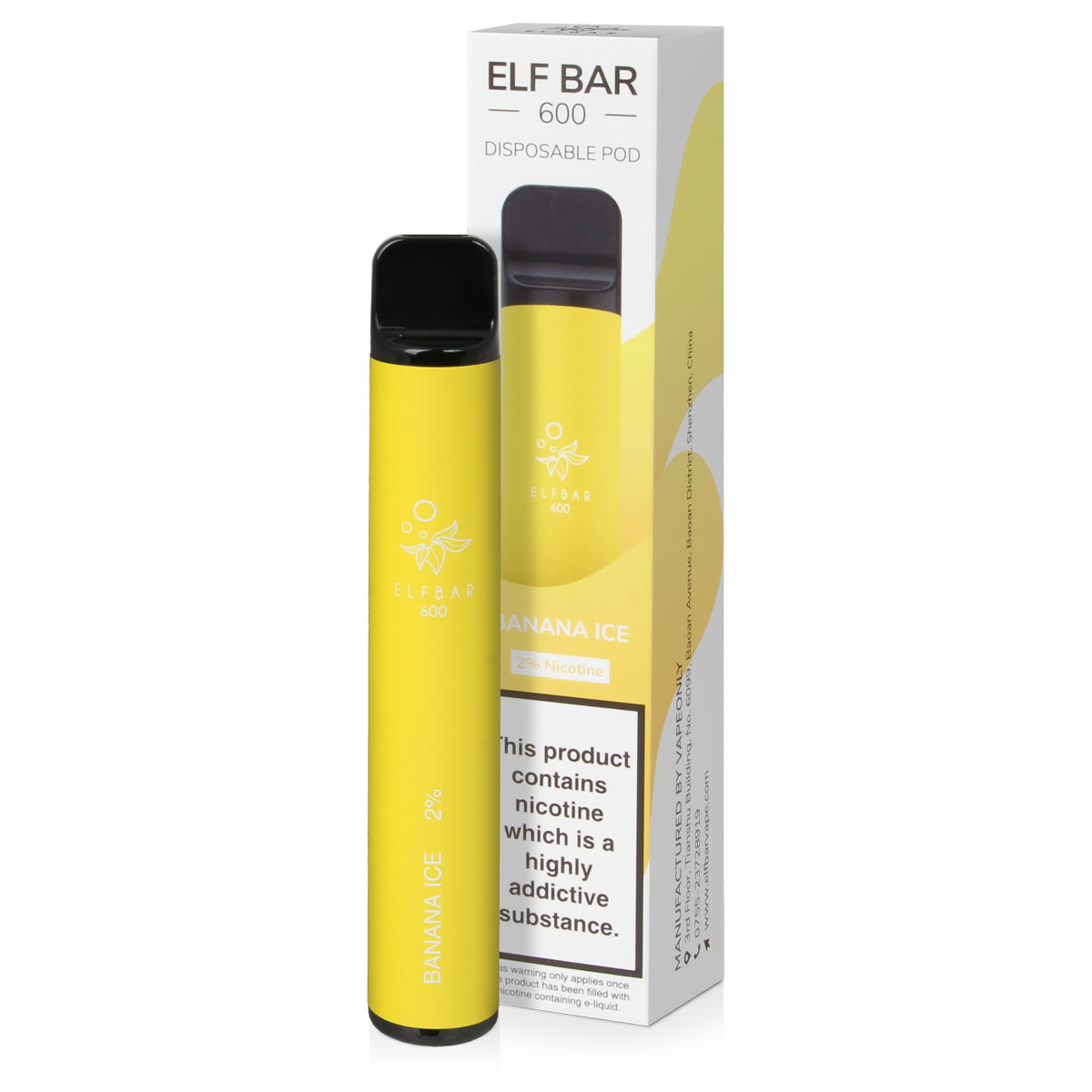 ELF BAR 600 - DISPOSABLE VAPE