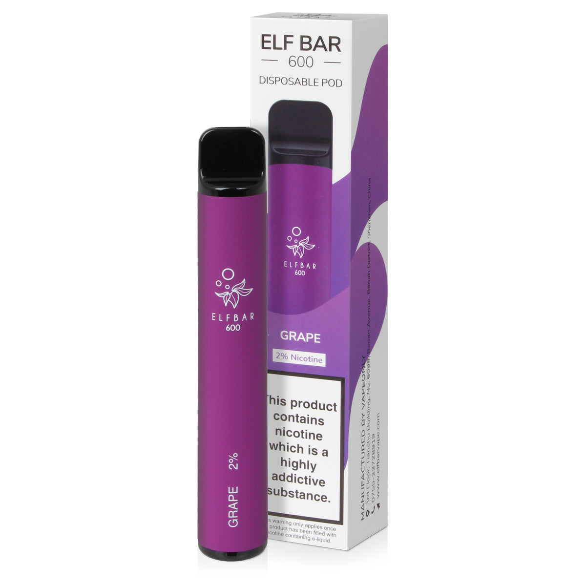 ELF BAR 600 - DISPOSABLE VAPE