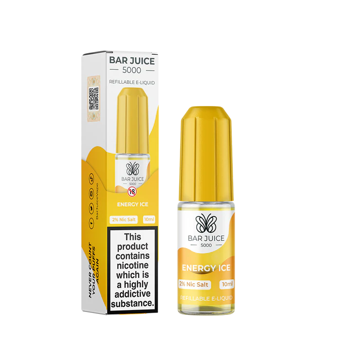 PEACH ICE NIC SALT E-LIQUID BY BAR JUICE 5000 - 20MG