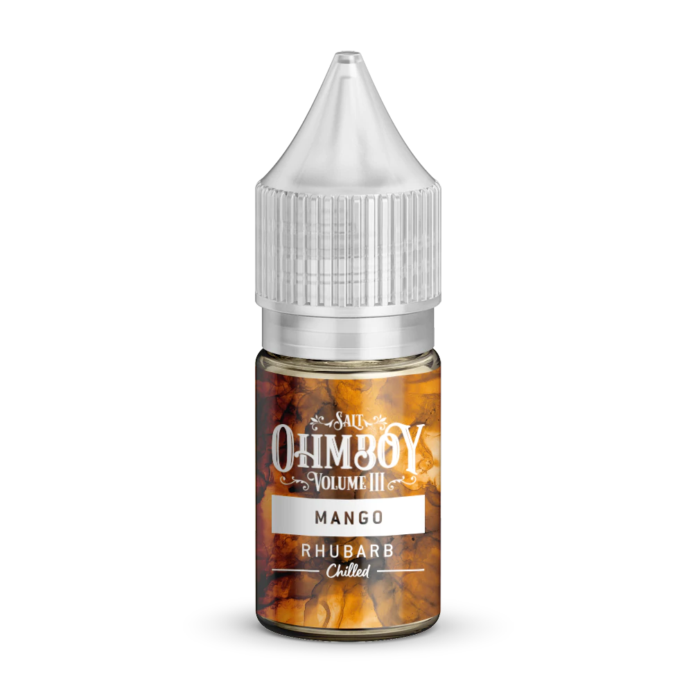 MANGO RHUBARB NIC SALT E-LIQUID BY OHM BOY VOLUME III - 10/20MG