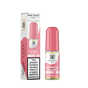 STRAWBERRY ICE CREAM NIC SALT E-LIQUID BY BAR JUICE 5000 - 20MG