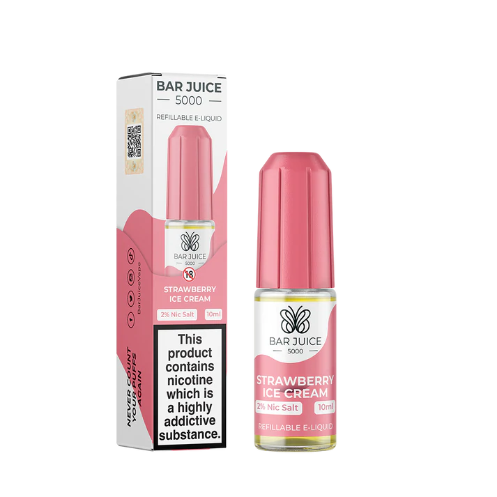 PEACH ICE NIC SALT E-LIQUID BY BAR JUICE 5000 - 20MG