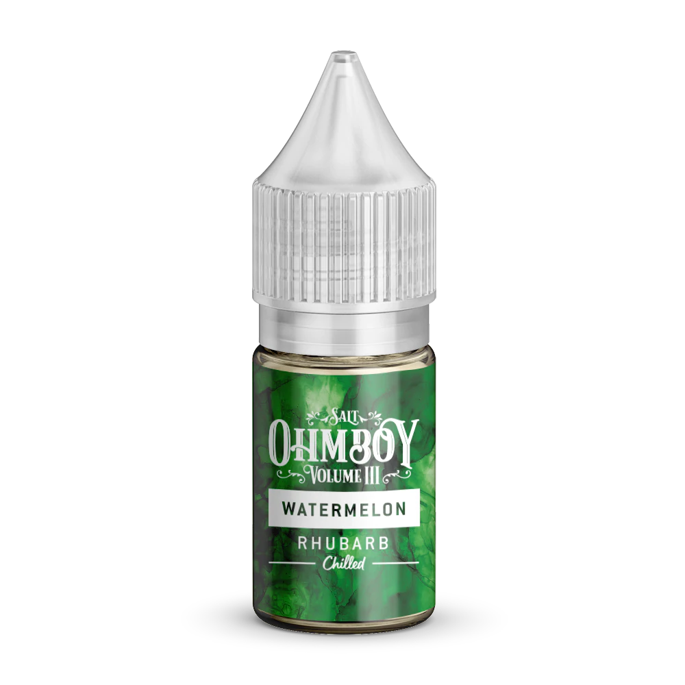 WATERMELON RHUBARB NIC SALT E-LIQUID BY OHM BOY VOLUME III - 10/20MG