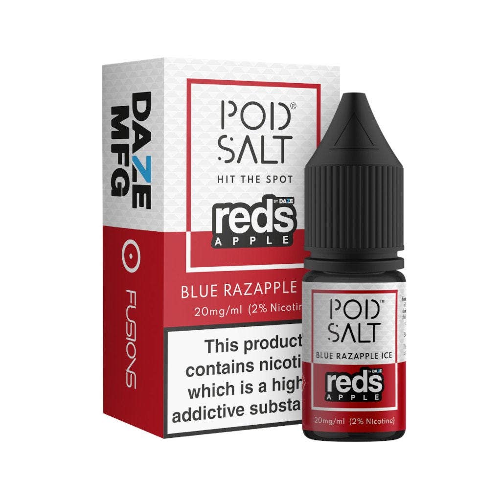 BUBBLE BLUE NIC SALT E-LIQUID BY POD SALT & CANDY RUSH - 11/20MG