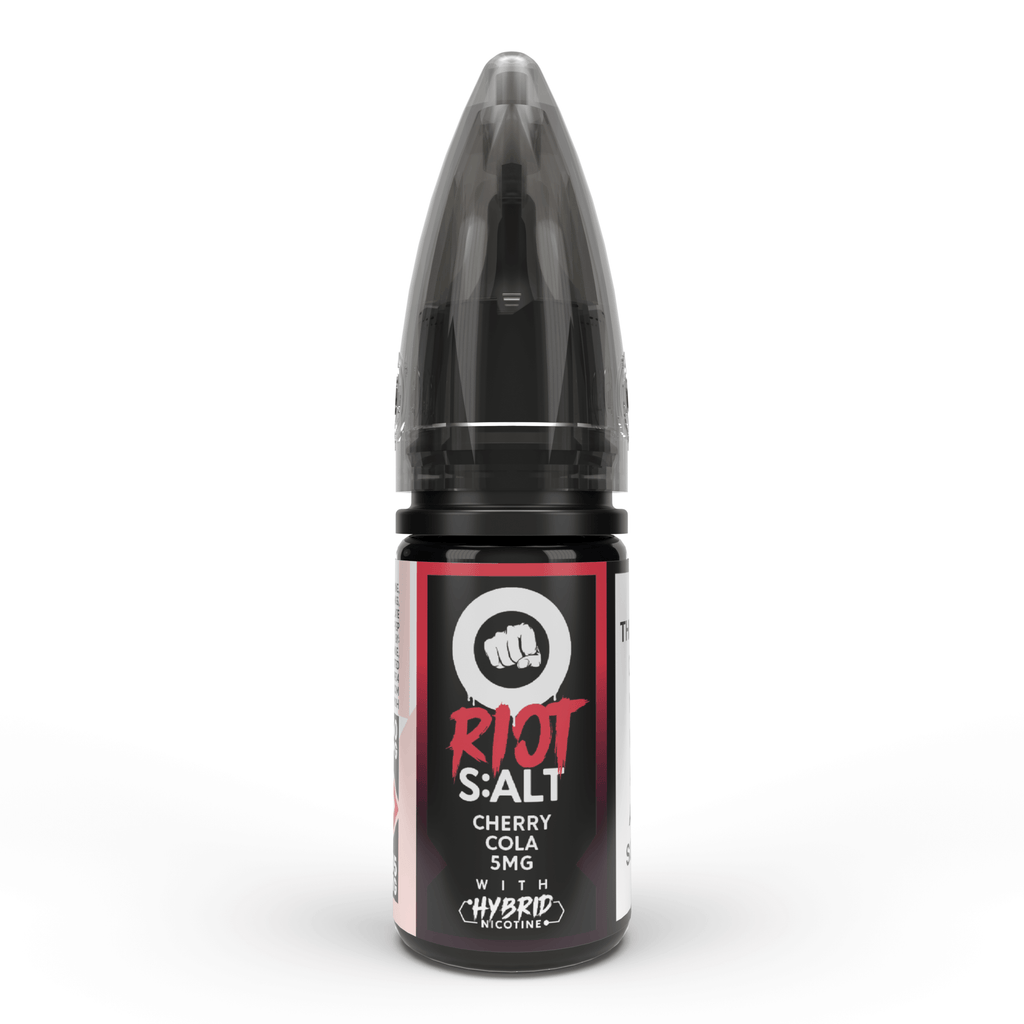 CHERRY COLA HYBRID SALT E-LIQUID BY RIOT SQUAD - 5/10/20MG