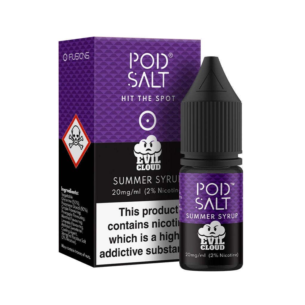 BUBBLE BLUE NIC SALT E-LIQUID BY POD SALT & CANDY RUSH - 11/20MG